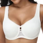 Floral Minimizer Bra – Non-Padded Underwire Lifting & Supportive Plus Size Lingerie (80–100, C–G Cups)