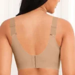 Premium Skin Tone Full-Coverage Wireless Bra – Seamless Supportive Plus Size Everyday Lingerie - Image 2