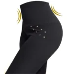 Diamond Zip High-Waist Seamless Leggings – Sculpting & Hip-Lifting Fit - Image 2