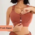 Front-Zip High-Impact Sports Bra for Women – Shockproof Fitness & Yoga Tank (Up to 5XL) - Image 4