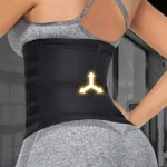 Dynamic Women’s Waist Trainer Sweat Belt – Adjustable Zipper Slimming & Body Shaping Belt - Image 2