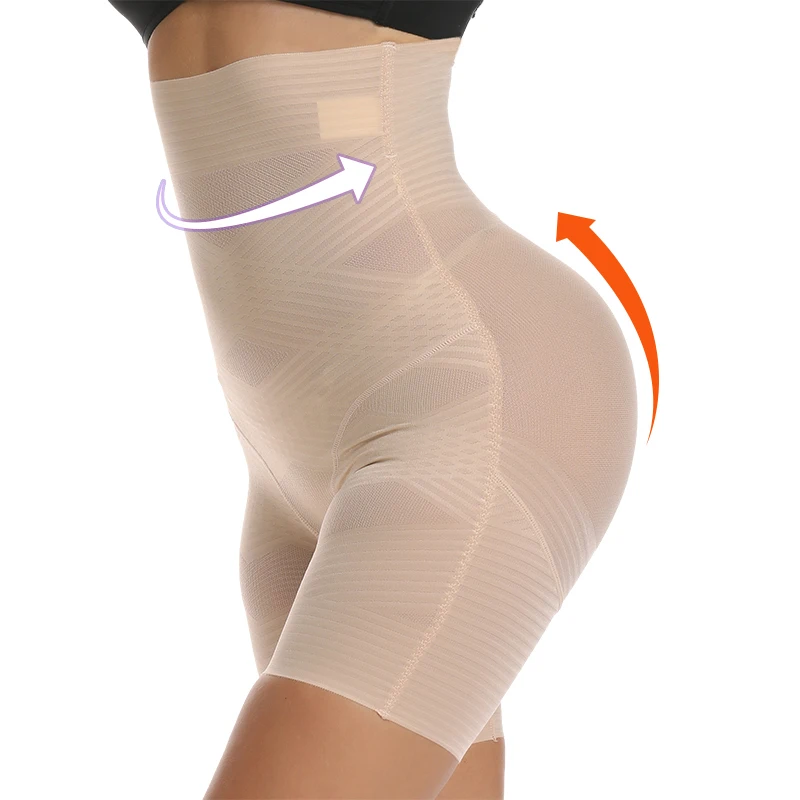 kf-Sa4aecbb2978a44ffab8cf9f4d24f66b2d Women’s High-Waist Tummy Control Shapewear Panties – Butt Lifter & Thigh Slimmer - Image 1