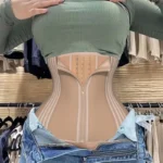 Colombiana Steel-Boned Waist Trainer Corset – Zipper & Buckle Shaping Vest