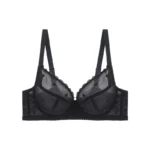 Elegant Dot Lace Anti Sagging Minimizer Bra - Image 5
