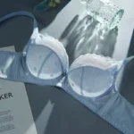 Elegant Dot Lace Anti Sagging Minimizer Bra - Image 6