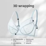 Elegant Dot Lace Anti Sagging Minimizer Bra - Image 2