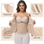 17 Steel Bone Waist Trainer Shapewear Vest - Image 3