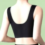 Backless Shock-Proof Wireless Lace Sports Bralette L-3XL - Image 2